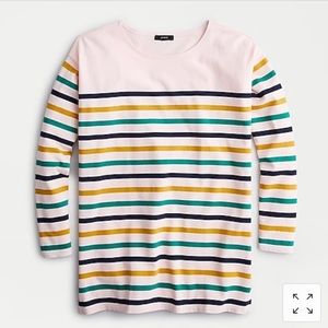 jCrew Striped Tunic